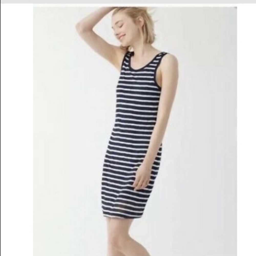 Splendid Womens Linen Striped Daytime Tank Dress